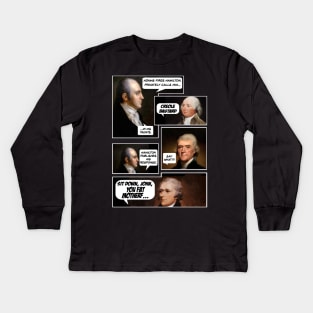 The Adams Administration - Hamilton Kids Long Sleeve T-Shirt